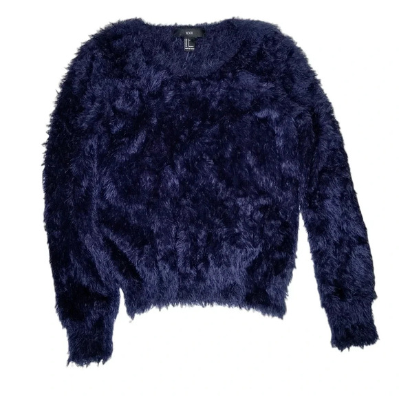 Forever 21 Women's Faux Fur Fuzzy Super Soft Cozy Fluffy Pullover Sweater S NWT - Picture 10 of 10